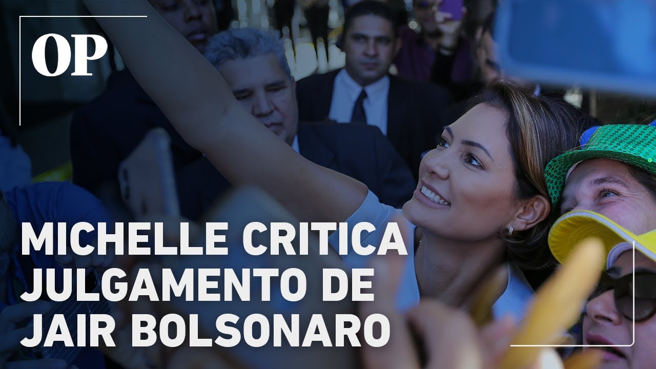 Michelle diz que “tríade da maldade” persegue Bolsonaro