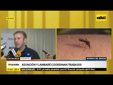 Epidemia del dengue: Asunción y Lambaré coordinan trabajos