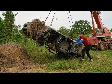 FULLY Restoration Overturned Car No Longer Intact | Restoring Car Old Person