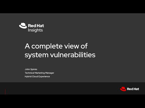 A complete view of system vulnerabilities