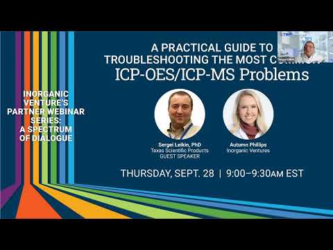 Webinar - A Practical Guide to ICP-OES/ICP-MS Problems