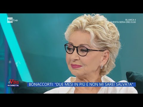 Bonaccorti: "Due mesi in più e non mi sarei salvata - La Vita in Diretta 19/10/2023