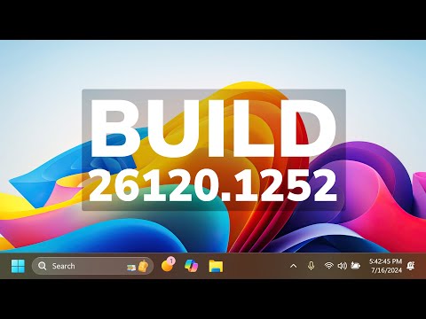 New Windows 11 Build 26120.1252 – New Taskbar Changes, File Explorer Drag and Drop + Fixes (Dev)