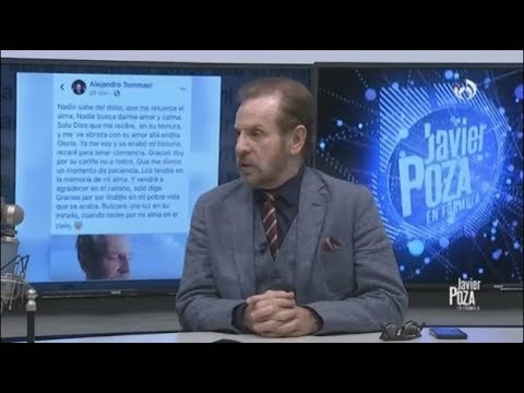 Nunca hablé de suicidio y no estoy deprimido: Alejandro Tommasi