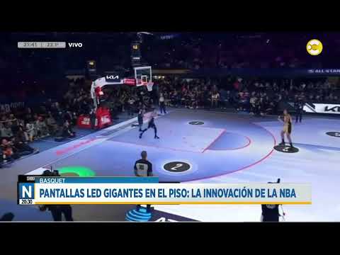 Pantallas LED gigantes en el piso: la innovación de la NBA ?N20:30? 06-03-24