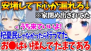 家から閉め出されて絶望してる時にホロメンの優しさに支えられたことを話すかなたん【ホロライブ/切り抜き/VTuber/ 天音かなた / 雪花ラ