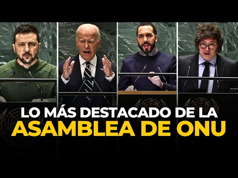 ASAMBLEA ONU: BIDEN, ZELENSKI, BUKELE y otros IMPACTANTES DISCURSOS en el día uno | El Comercio