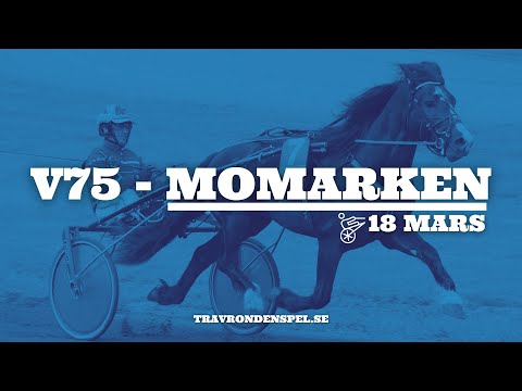 V75 tips Momarken 18/3 |  Tre S: "Strör lovord över hästen"