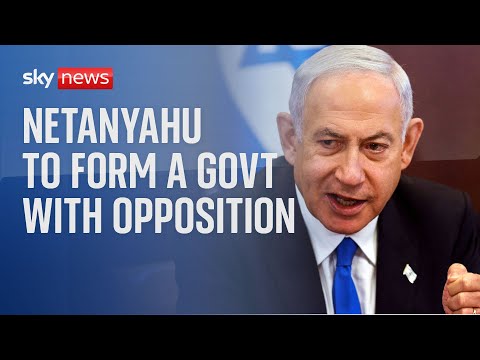Israel-Hamas war: Netanyahu and opposition leader agree to form emergency government