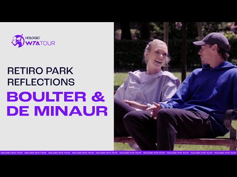 Retiro Park Reflections: Katie Boulter & Alex De Minaur discuss life together on WTA & ATP Tours! 🫶