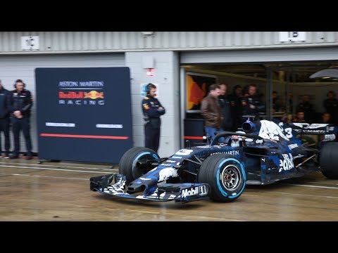 Red Bull's 2018 Contender Hits The Track At Silverstone