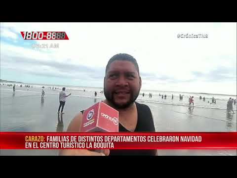Playas de Carazo abarrotadas de turistas nicaragüenses y extranjeros
