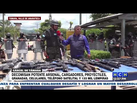 Decomisan arsenal, dinero, droga, más de 500 televisores y 300 equipos de sonido en Támara