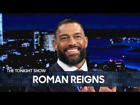 Roman Reigns Addresses Dwayne The Rock Johnson WrestleMania Rumors (Extended) | The Tonight Show