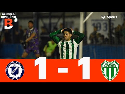 San Martín (B) 1-1 Deportivo Laferrere | Primera División B | Fecha 13 (Clausura)