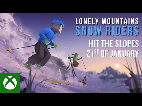 Lonely Mountains Snow Riders - Game Pass Announce Trailer