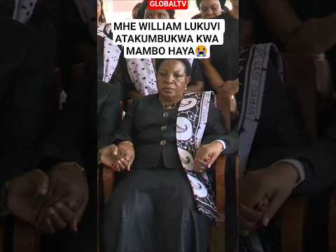 MHE WILLIAM LUKUVI ATAKUMBUKWA KWA MAMBO HAYA - MWIGULU😭 #shortsviral #lukuvi #globaltv