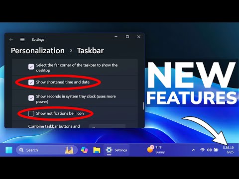 How to Enable New Taskbar Settings and Open With Dialog in Windows 11 22635.3790