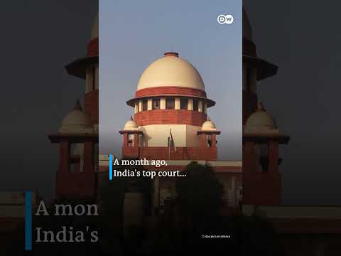 Queer protest in New Delhi, India | DW #Shorts #India #LGBTQ