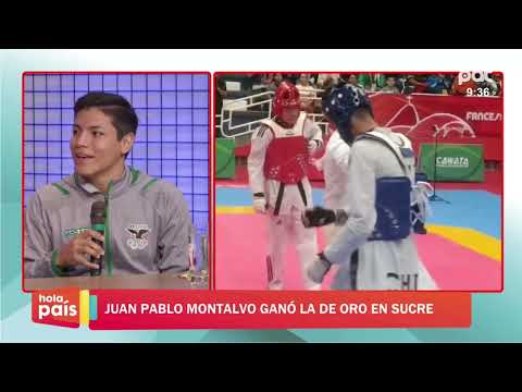 Juan Pablo Montalvo se lleva la medalla de oro en taekwondo