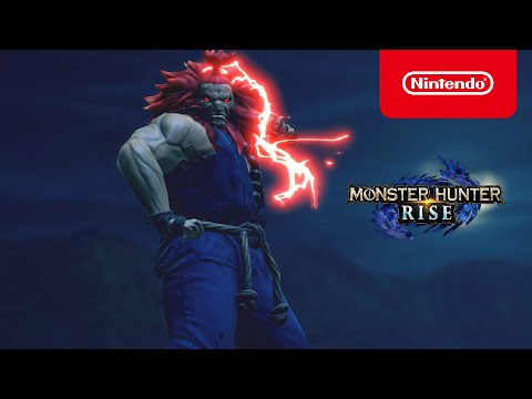 Monster Hunter Rise - Street Fighter Collab Trailer - Nintendo Switch