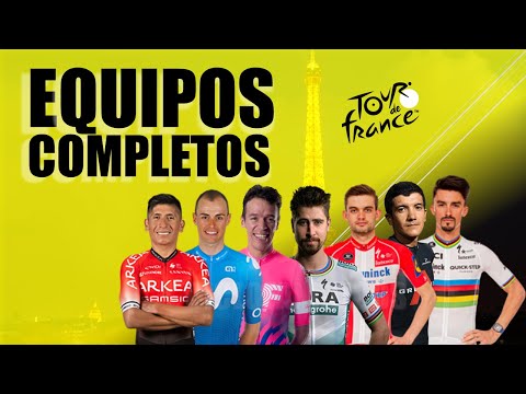 ?? CICLISTAS PARTICIPANTES EN EL TOUR DE FRANCIA 2021 ?? Nominas completas - Presentación de equipos