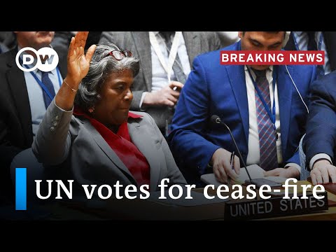 UN Security Council approves resolution for cease-fire in Gaza | DW News