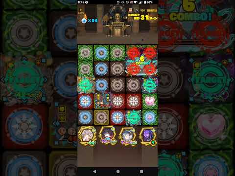 #サモンズボード  思いつき編成でメジェドラくんと戯れる動画