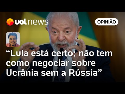 Lula está certo em conversar com Putin; negociação só com uma parte não existe, diz Sakamoto