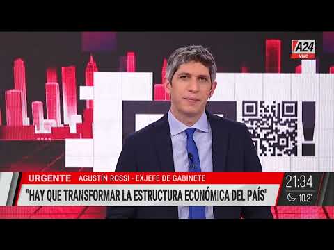 Agustín Rossi habla de CÓMO SE PREPARA EL PERONISMO para el tsunami socioeconómico de Milei