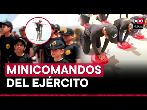 Minicomandos: así es el curso de verano que ofrece el Ejército del Perú para niños y niñas