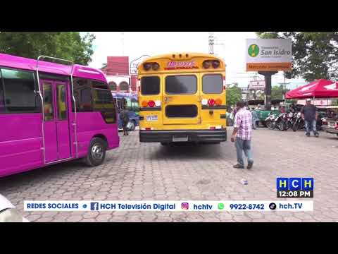Por amenazas extorsivas, buses abandonan terminal del mercado Jacaleapa