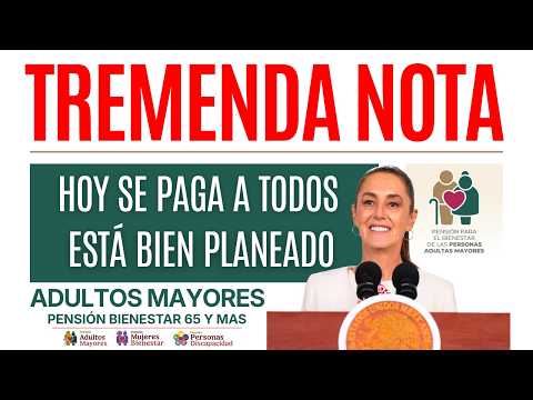 🔴Tremenda Nota se Destapa en la Mañanera PAGO de la Pensión 65 y Más?🔴