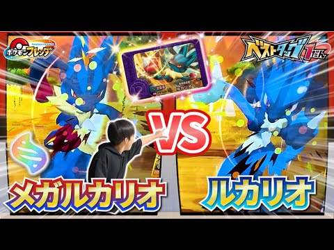 メガルカリオ vs ルカリオ!どっちが強い!?伝説のつばさチャレンジでタッグバトル発生してほしい~!!【ポケモンフレンダ ベストタッグ1弾】