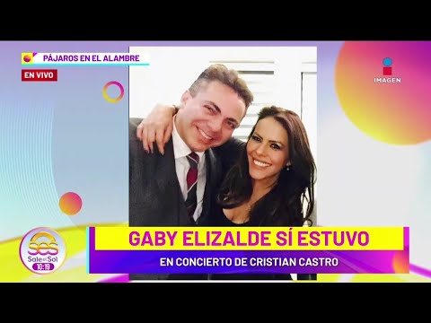 Gaby Elizalde DESMIENTE ROMANCE con Cristian Castro | Sale el Sol