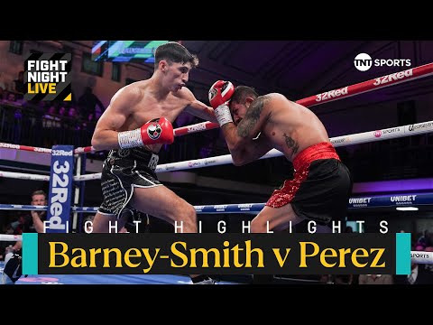 Demolition job 🥊 | royston barney-smith vs jose manuel perez | fight night highlights