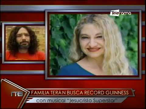 Familia Terán busca record Guinness con musical Jesucristo Superstar