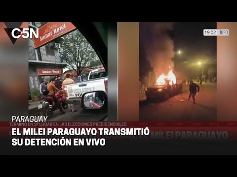 PARAGUAY: DETUVIERON a ¨PAYO¨ CUBAS, el MILEI paraguayo