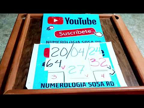 Numerología Sosa RD:20/04/24 Para Todas las Loterías ojo 27v (Video Oficial) #youtubeshorts