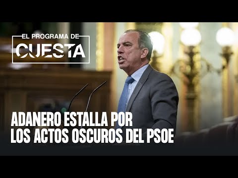 Carlos García Adanero estalla ante los actos oscuros del PSOE