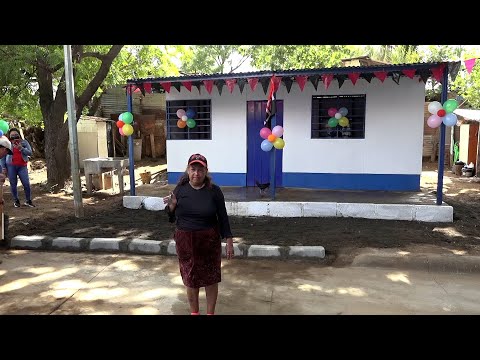 Alcaldía de Managua entrega vivienda nueva a familia del barrio Carlos Núñez del distrito II
