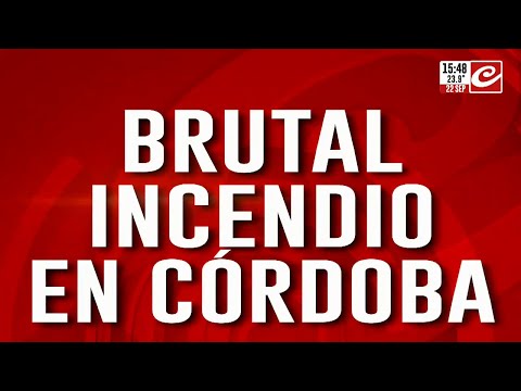 Brutal incendio en Córdoba: hay al menos 100 personas rescatadas