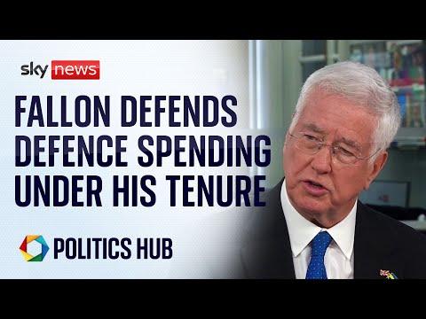 Former UK Defence Secretary defends defence spending under his tenure