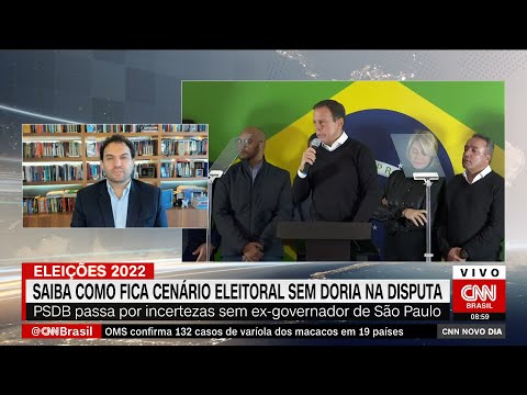 Saída de Doria pode servir para terceira via se organizar, avalia CEO da Quaest | NOVO DIA