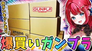 【ガンプラ】実写🌸爆買いガンプラ紹介プチ編🎉✨渋い機体はある？ビックなキットあり！！！GW企画発表も！【女性実況/プラモ/ガンダム/ガンプラ