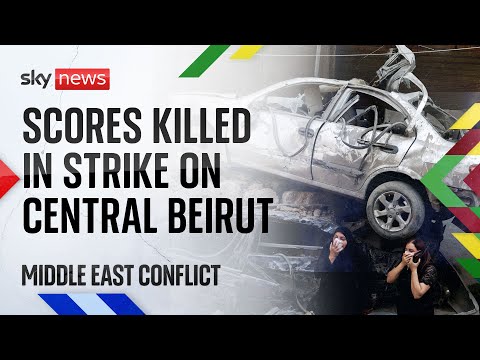 Strike on central Beirut sends fear and anger through city | Israel-Hezbollah conflict