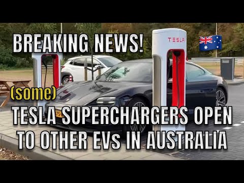 BREAKING NEWS: SOME TESLA SUPERCHARGERS OPEN TO OTHER EVs IN AUSTRALIA