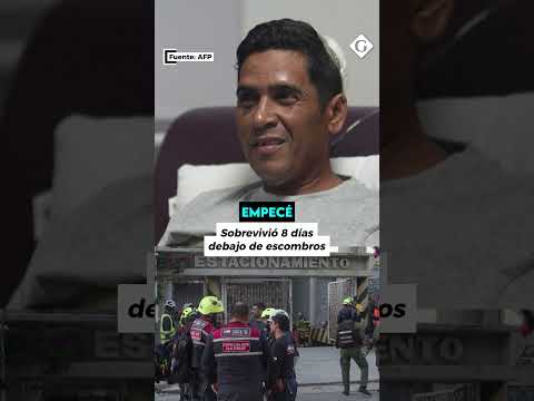"FUE UN MILAGRO": Hernán Gil sobrevivió ocho días entre los escombros tras sismos | Gestión Mundo