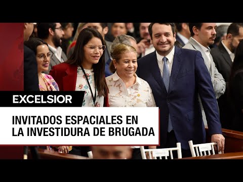 Sheinbaum y plana mayor de Morena se dan cita en la investidura de Clara Brugada