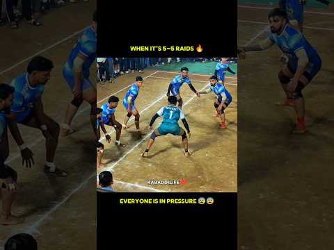 Thats Pressure Raid 😥😥 #shorts #kabaddi #kabaddilife